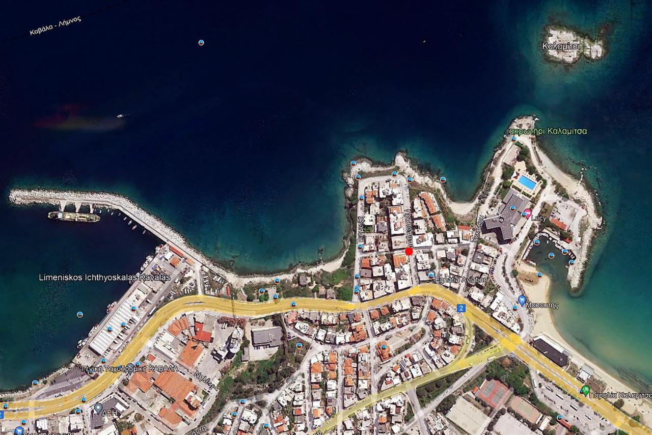 Urban Kalamitsa Beach Appartment Kavala Exterior photo